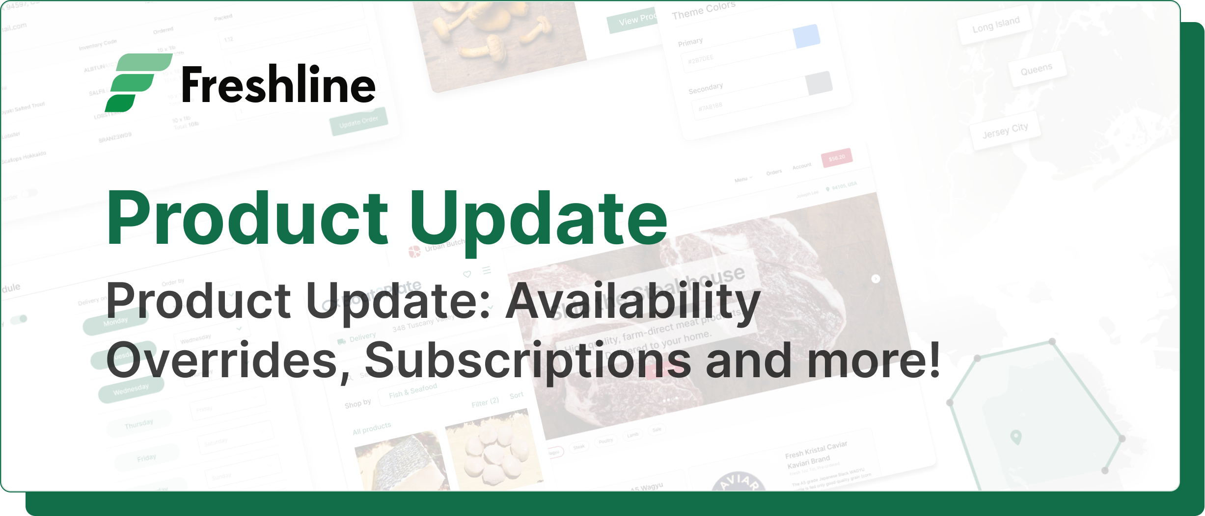 Product Update: Availability Overrides, Subscriptions and More!